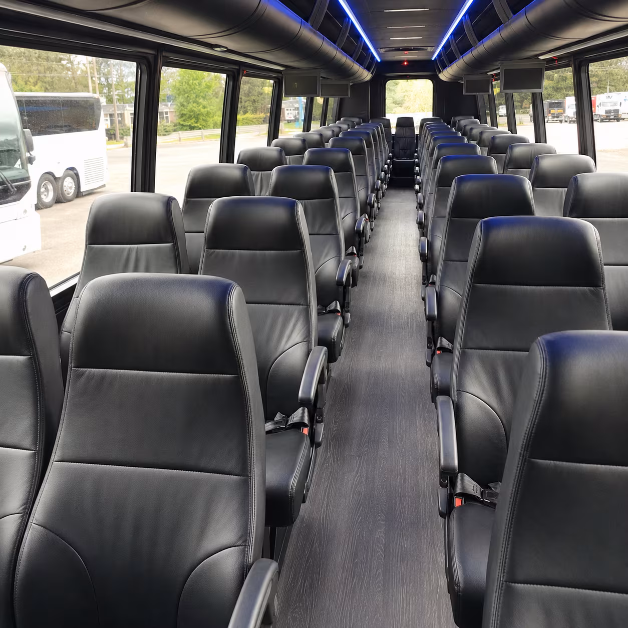 bowling green 30 passenger minibus inside