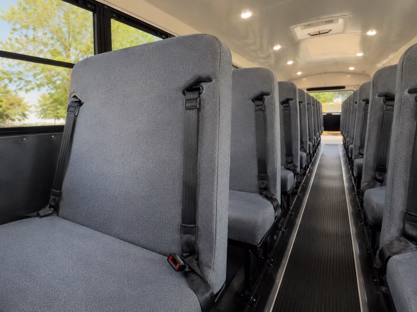 bowling green school bus inside