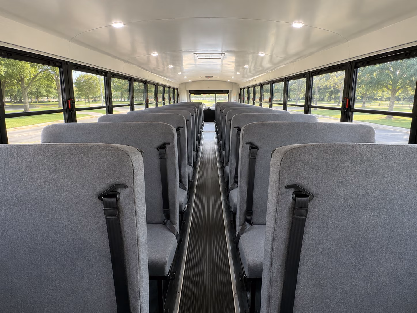 bowling green school bus interior