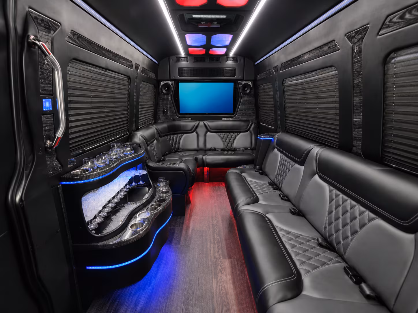 bowling green sprinter limousine inside