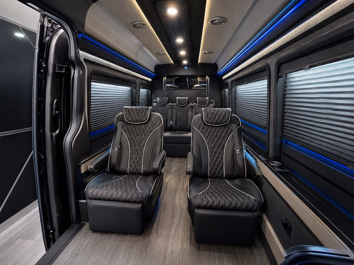 bowling green sprinter van with driver interior