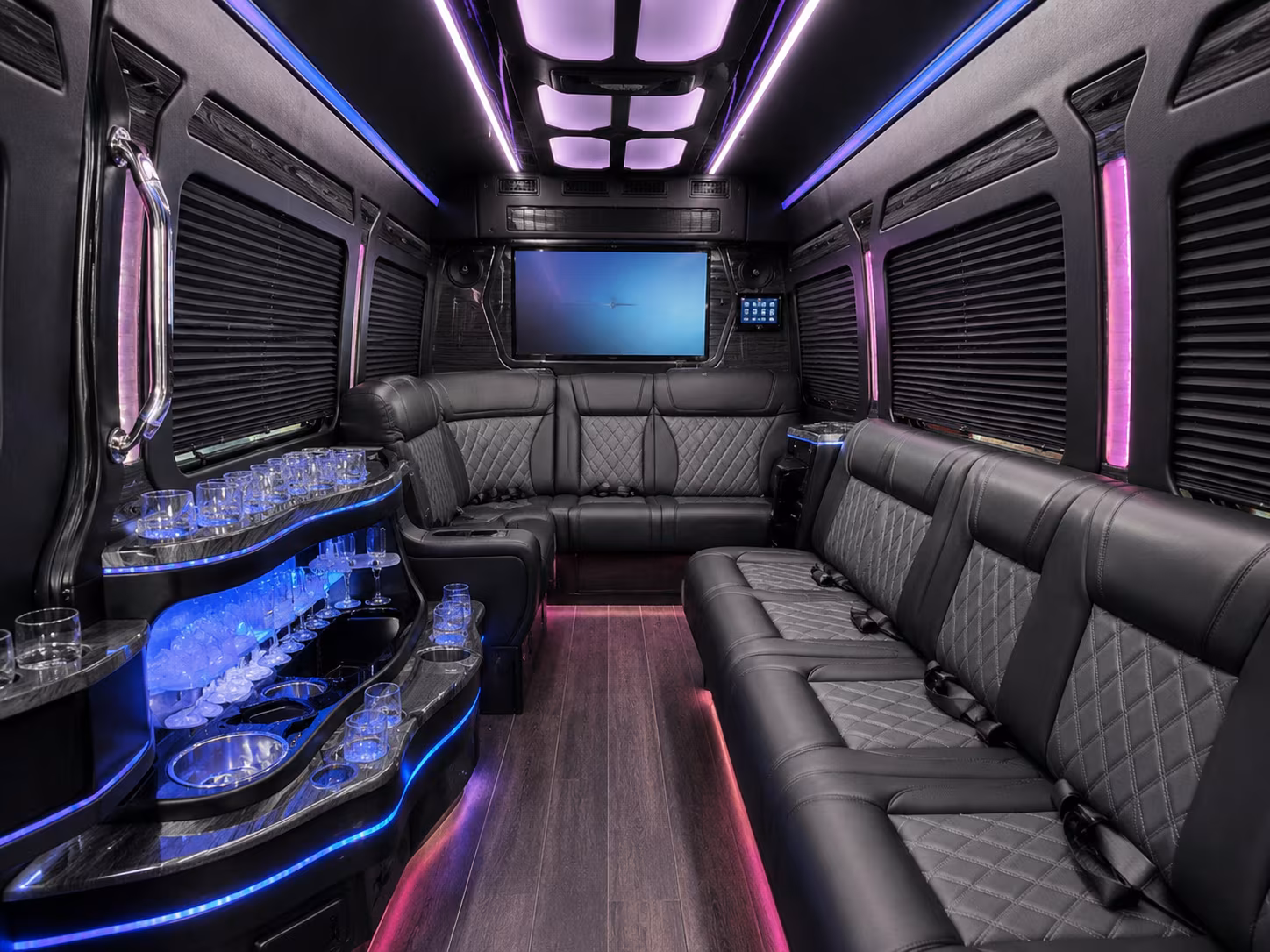 bus rental options for bowling green trips